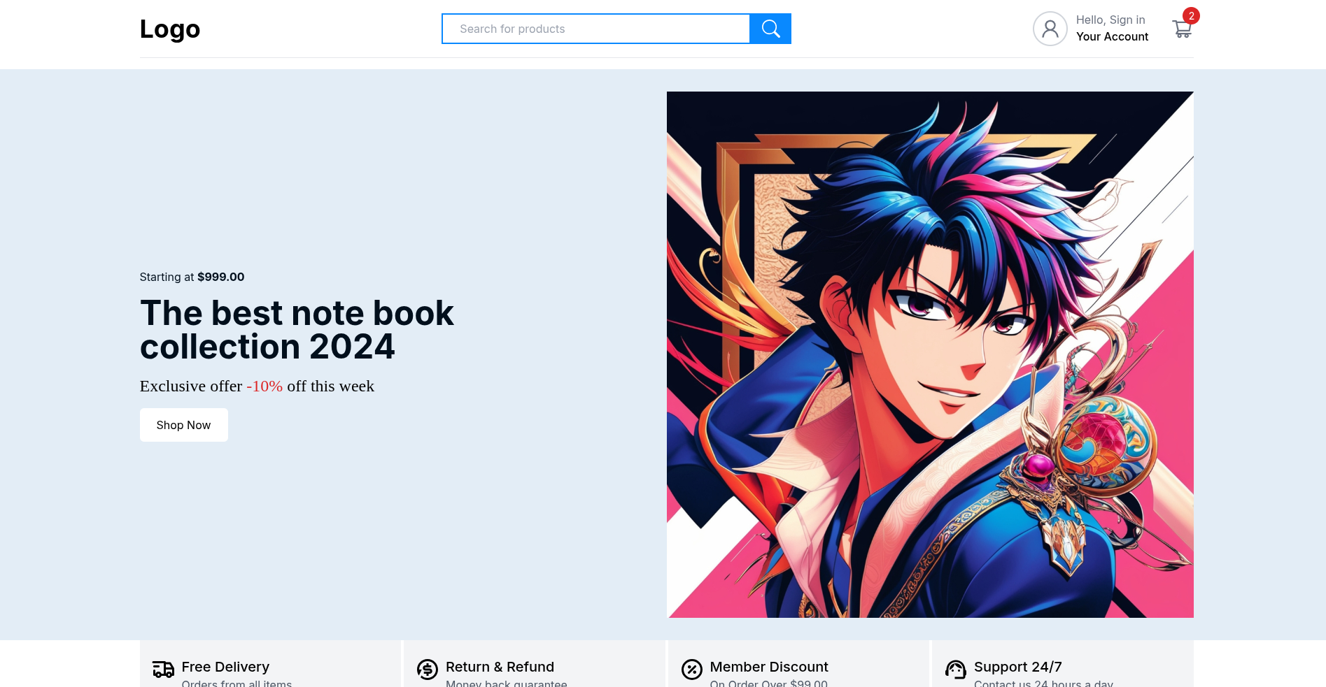 Simple E-Commerce Website