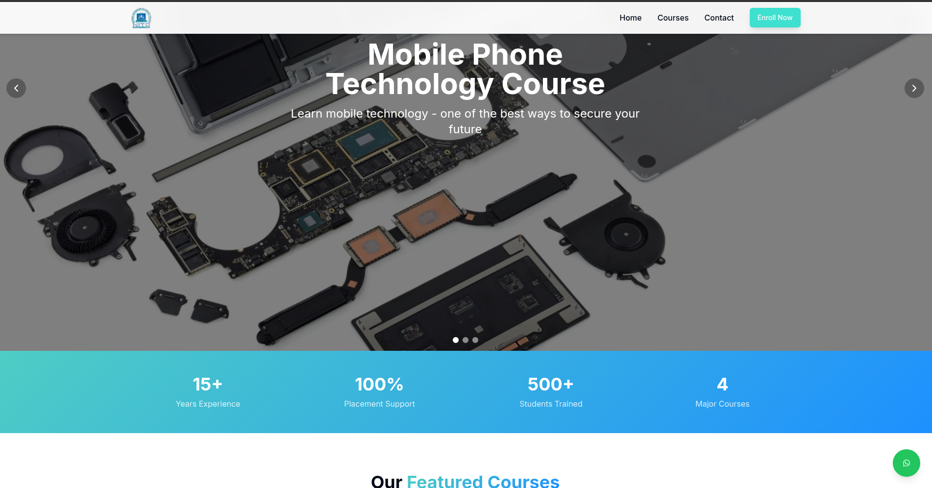 National IT College Website