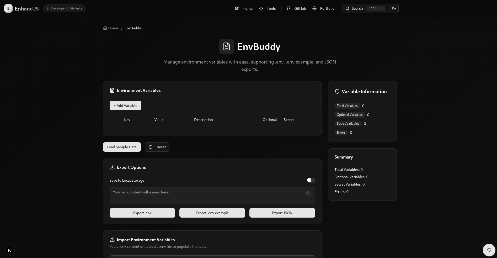 EnvBuddy